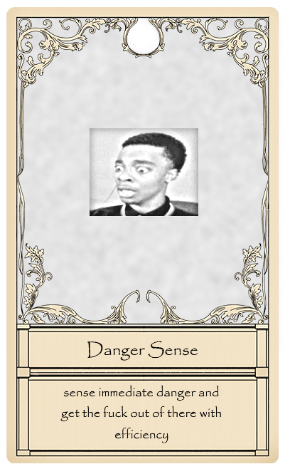 Danger Sense card art