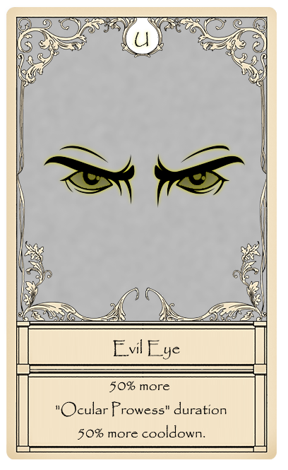 Evil Eye card art