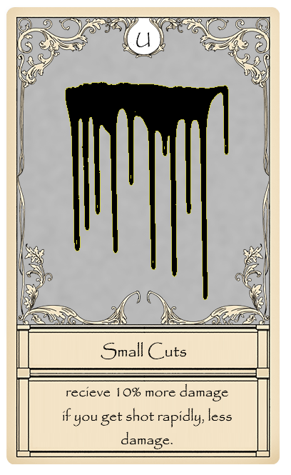 Small Cuts card art
