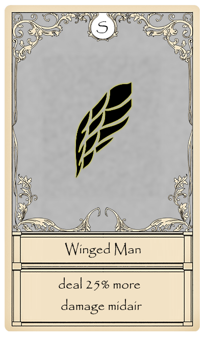 Winged Man card art