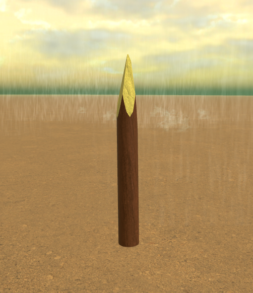 Wooden Stake art