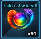 Haki Color Reroll in Sailor Piece